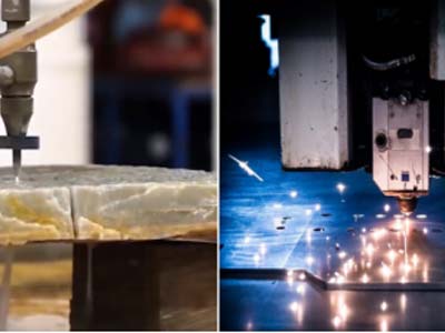What Are the Differences and Similarities Between Waterjet and Laser Cutting Methods?