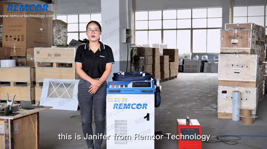 Remcor Handheld 3 in 1 Fiber Laser Welding Cleaning Cutting Machine Installation Guide Video