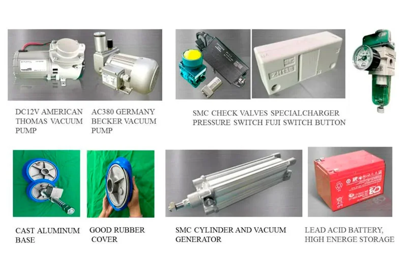 Good Quality Vacuum Sheet Lifter Components Ensure Safty