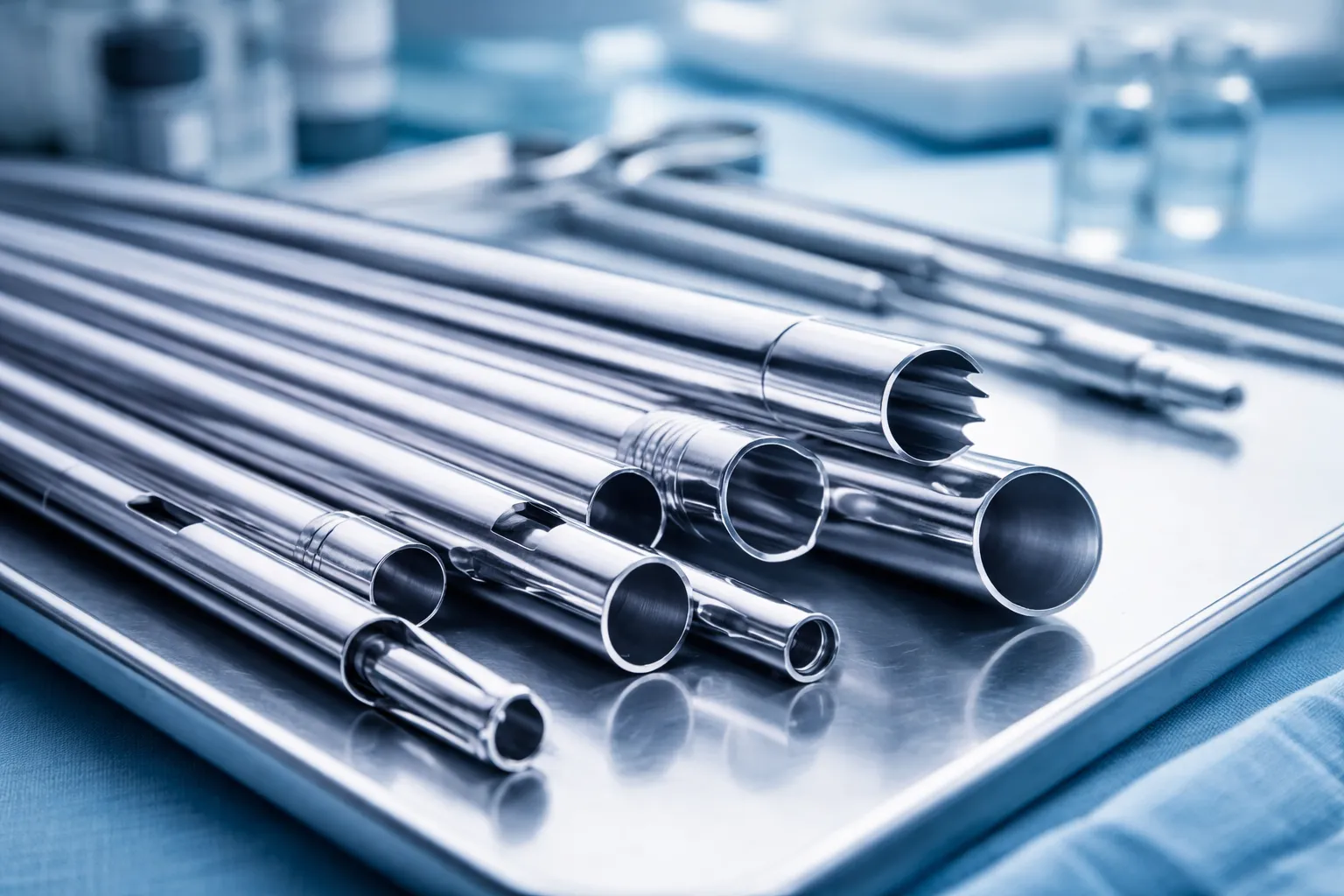 CNC laser pipe cutting machine for the Medical components