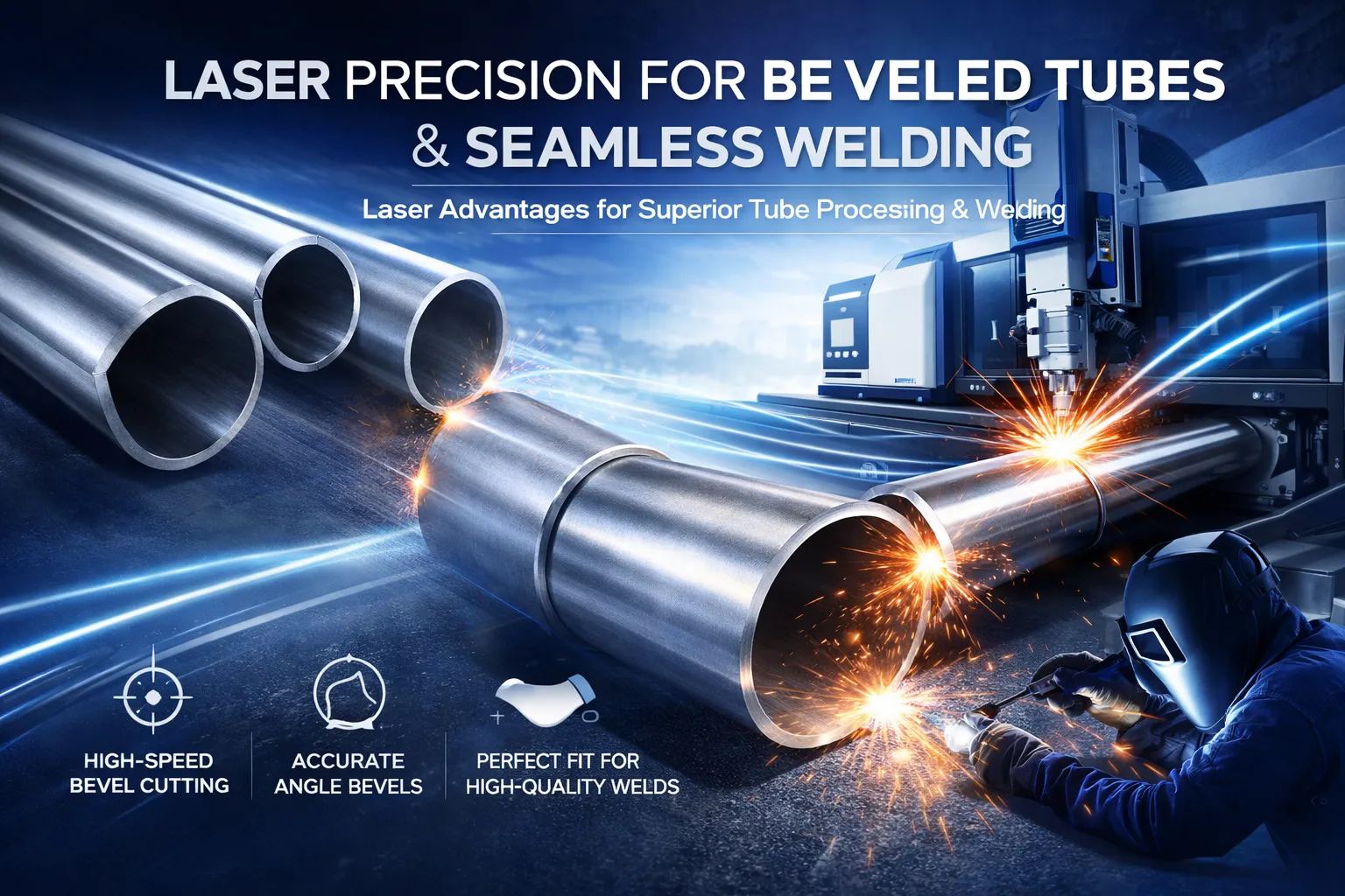 Laser Pipe Cutting in Groove & Welding Preparation